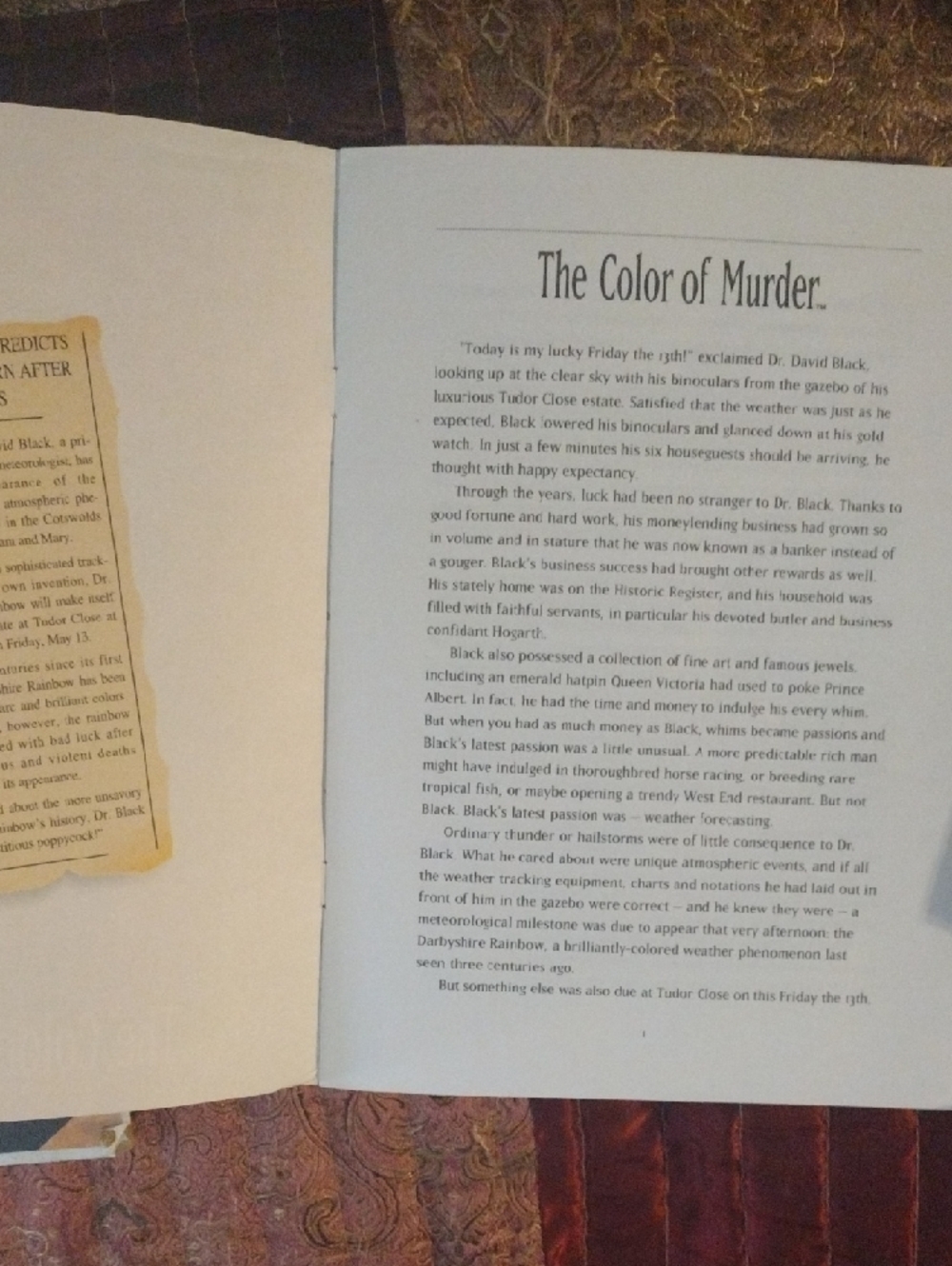 Clue Mystery Puzzle - The Color of Murder (Milton Bradley) - Picture 7 of 16